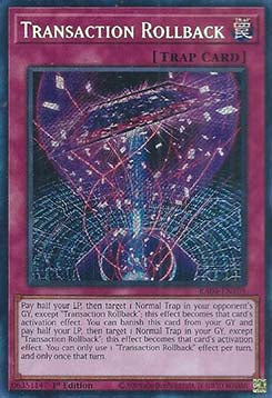 Transaction Rollback (V.3 - Secret Rare) - Quarter Century Stampede (Secret Rare) [RA04-105]