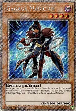 Gagaga Magician (V.4 - Platinum Secret Rare) - Quarter Century Stampede (Platinum Secret Rare) [RA04-007]