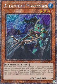 Atlantean Marksman (V.4 - Platinum Secret Rare) - Quarter Century Stampede (Platinum Secret Rare) [RA04-009]