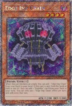 Edge Imp Chain (V.4 - Platinum Secret Rare) - Quarter Century Stampede (Platinum Secret Rare) [RA04-014]