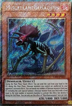 Miscellaneousaurus (V.4 - Platinum Secret Rare) - Quarter Century Stampede (Platinum Secret Rare) [RA04-022]