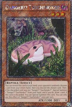 Danger!? Tsuchinoko? (V.4 - Platinum Secret Rare) - Quarter Century Stampede (Platinum Secret Rare) [RA04-027]