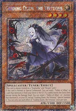 Guiding Quem, the Virtuous (V.4 - Platinum Secret Rare) - Quarter Century Stampede (Platinum Secret Rare) [RA04-043]