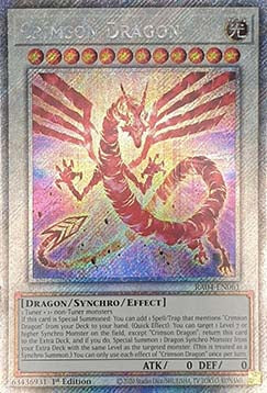 Crimson Dragon (V.4 - Platinum Secret Rare) - Quarter Century Stampede (Platinum Secret Rare) [RA04-061]
