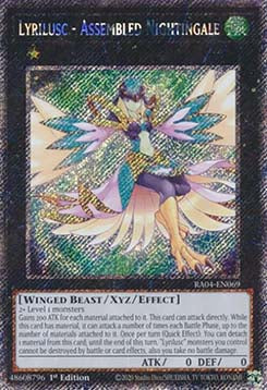 Lyrilusc - Assembled Nightingale (V.4 - Platinum Secret Rare) - Quarter Century Stampede (Platinum Secret Rare) [RA04-069]