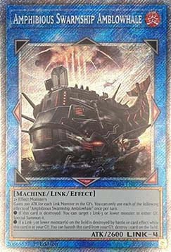 Amphibious Swarmship Amblowhale (V.4 - Platinum Secret Rare) - Quarter Century Stampede (Platinum Secret Rare) [RA04-077]