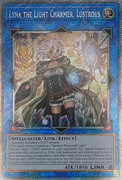 Lyna the Light Charmer, Lustrous (V.4 - Platinum Secret Rare) - Quarter Century Stampede (Platinum Secret Rare) [RA04-081]
