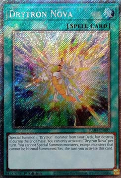 Drytron Nova (V.4 - Platinum Secret Rare) - Quarter Century Stampede (Platinum Secret Rare) [RA04-097]