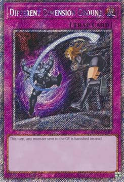 Different Dimension Ground (V.4 - Platinum Secret Rare) - Quarter Century Stampede (Platinum Secret Rare) [RA04-101]