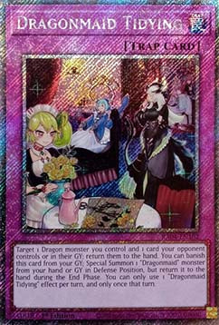 Dragonmaid Tidying (V.4 - Platinum Secret Rare) - Quarter Century Stampede (Platinum Secret Rare) [RA04-102]
