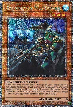 Atlantean Marksman (V.5 - Quarter Century Secret Rare) - Quarter Century Stampede (Quarter Century Secret Rare) [RA04-009]