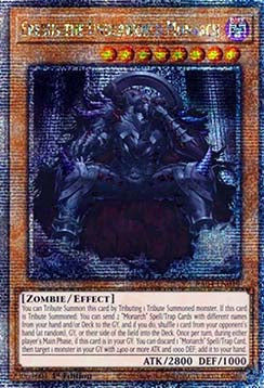 Erebus the Underworld Monarch (V.5 - Quarter Century Secret Rare) - Quarter Century Stampede (Quarter Century Secret Rare) [RA04-019]