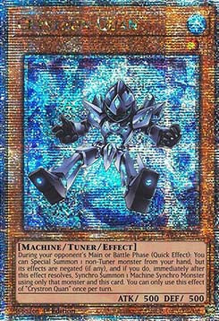 Crystron Quan (V.5 - Quarter Century Secret Rare) - Quarter Century Stampede (Quarter Century Secret Rare) [RA04-021]