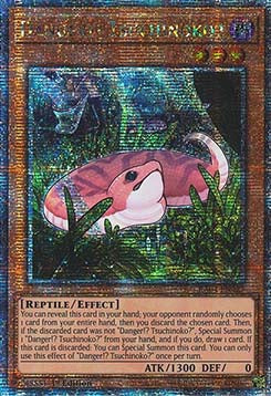 Danger!? Tsuchinoko? (V.5 - Quarter Century Secret Rare) - Quarter Century Stampede (Quarter Century Secret Rare) [RA04-027]