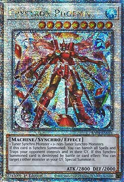 Crystron Phoenix (V.5 - Quarter Century Secret Rare) - Quarter Century Stampede (Quarter Century Secret Rare) [RA04-058]