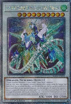 Crystal Clear Wing Synchro Dragon (V.5 - Quarter Century Secret Rare) - Quarter Century Stampede (Quarter Century Secret Rare) [RA04-059]