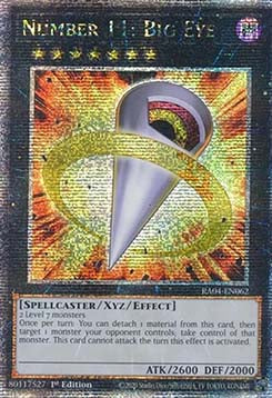 Number 11: Big Eye (V.5 - Quarter Century Secret Rare) - Quarter Century Stampede (Quarter Century Secret Rare) [RA04-062]