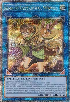 Aussa the Earth Charmer, Immovable (V.5 - Quarter Century Secret Rare) - Quarter Century Stampede (Quarter Century Secret Rare) [RA04-078]