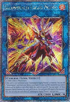Salamangreat Raging Phoenix (V.5 - Quarter Century Secret Rare) - Quarter Century Stampede (Quarter Century Secret Rare) [RA04-083]
