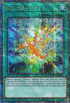 Drytron Nova (V.5 - Quarter Century Secret Rare) - Quarter Century Stampede (Quarter Century Secret Rare) [RA04-097]