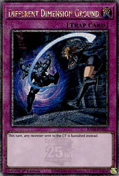 Different Dimension Ground (V.5 - Quarter Century Secret Rare) - Quarter Century Stampede (Quarter Century Secret Rare) [RA04-101]