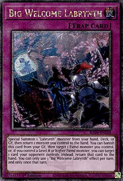 Big Welcome Labrynth (V.5 - Quarter Century Secret Rare) - Quarter Century Stampede (Quarter Century Secret Rare) [RA04-104]