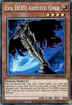 Evil HERO Adusted Gold (V.6 - Collectors Rare) - Quarter Century Stampede (Collectors Rare) [RA04-029]