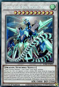 Crystal Clear Wing Synchro Dragon (V.6 - Collectors Rare) - Quarter Century Stampede (Collectors Rare) [RA04-059]