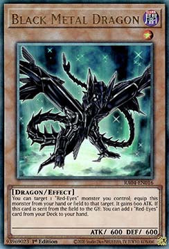 Black Metal Dragon (V.7 - Ultimate Rare) - Quarter Century Stampede (Ultimate Rare) [RA04-016]
