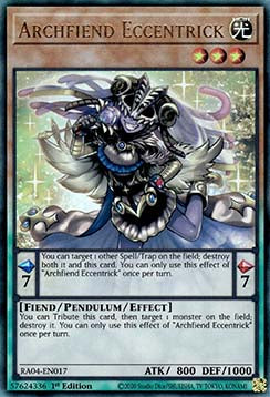 Archfiend Eccentrick (V.7 - Ultimate Rare) - Quarter Century Stampede (Ultimate Rare) [RA04-017]