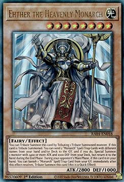 Ehther the Heavenly Monarch (V.7 - Ultimate Rare) - Quarter Century Stampede (Ultimate Rare) [RA04-018]