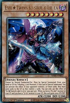 EvilTwins Ki-sikil & Lil-la (V.7 - Ultimate Rare) - Quarter Century Stampede (Ultimate Rare) [RA04-037]