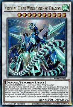 Crystal Clear Wing Synchro Dragon (V.7 - Ultimate Rare) - Quarter Century Stampede (Ultimate Rare) [RA04-059]