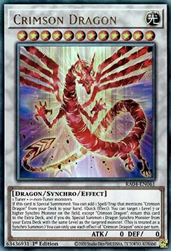 Crimson Dragon (V.7 - Ultimate Rare) - Quarter Century Stampede (Ultimate Rare) [RA04-061]