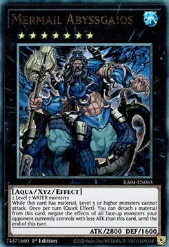 Mermail Abyssgaios (V.7 - Ultimate Rare) - Quarter Century Stampede (Ultimate Rare) [RA04-065]