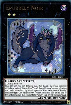 Epurrely Noir (V.6 - Ultimate Rare) - Quarter Century Stampede (Ultimate Rare) [RA04-071]