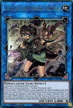 Aussa the Earth Charmer, Immovable (V.7 - Ultimate Rare) - Quarter Century Stampede (Ultimate Rare) [RA04-078]