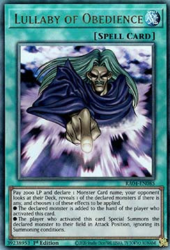 Lullaby of Obedience (V.7 - Ultimate Rare) - Quarter Century Stampede (Ultimate Rare) [RA04-085]