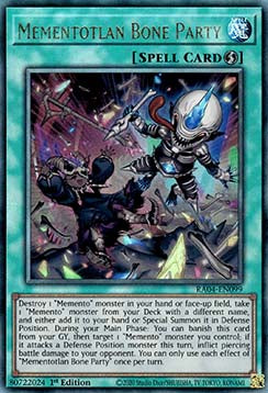 Mementotlan Bone Party (V.7 - Ultimate Rare) - Quarter Century Stampede (Ultimate Rare) [RA04-099]