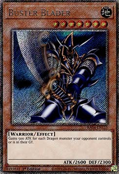 Buster Blader (V.1 - Platinum Secret Rare) - Quarter Century Stampede (Platinum Secret Rare) [RA04-115]