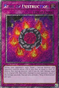 Ring of Destruction (V.1 - Platinum Secret Rare) - Quarter Century Stampede (Platinum Secret Rare) [RA04-119]