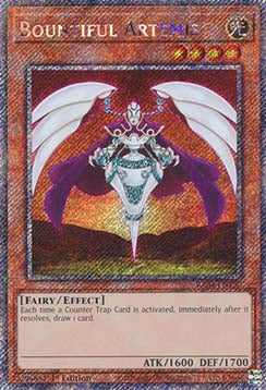 Bountiful Artemis (V.1 - Platinum Secret Rare) - Quarter Century Stampede (Platinum Secret Rare) [RA04-130]