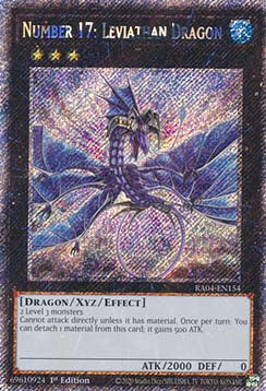 Number 17: Leviathan Dragon (V.1 - Platinum Secret Rare) - Quarter Century Stampede (Platinum Secret Rare) [RA04-154]
