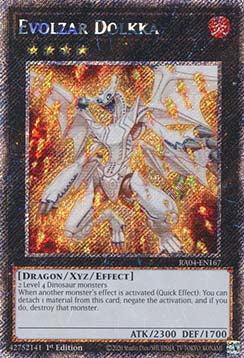 Evolzar Dolkka (V.1 - Platinum Secret Rare) - Quarter Century Stampede (Platinum Secret Rare) [RA04-167]