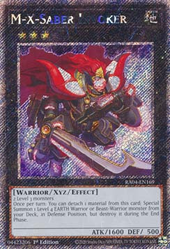 M-X-Saber Invoker (V.1 - Platinum Secret Rare) - Quarter Century Stampede (Platinum Secret Rare) [RA04-169]