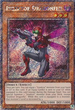 Inzektor Dragonfly (V.1 - Platinum Secret Rare) - Quarter Century Stampede (Platinum Secret Rare) [RA04-172]