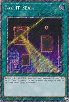 Night Beam (V.1 - Platinum Secret Rare) - Quarter Century Stampede (Platinum Secret Rare) [RA04-182]