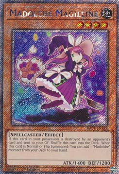 Madolche Magileine (V.1 - Platinum Secret Rare) - Quarter Century Stampede (Platinum Secret Rare) [RA04-185]