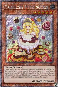 Madolche Puddingcess (V.1 - Platinum Secret Rare) - Quarter Century Stampede (Platinum Secret Rare) [RA04-186]