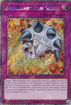 Breakthrough Skill (V.1 - Platinum Secret Rare) - Quarter Century Stampede (Platinum Secret Rare) [RA04-202]